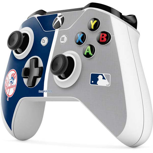 MLB New York Yankees Split Xbox One S All-Digital Edition Bundle Skin