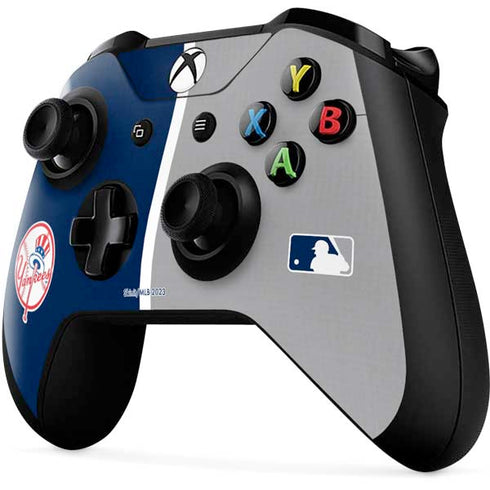 MLB New York Yankees Split Xbox One X Controller Skin