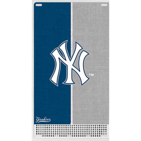MLB New York Yankees Split Xbox Series S Console Skin