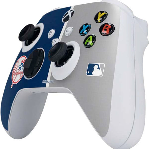 MLB New York Yankees Split Xbox Series S Controller Skin