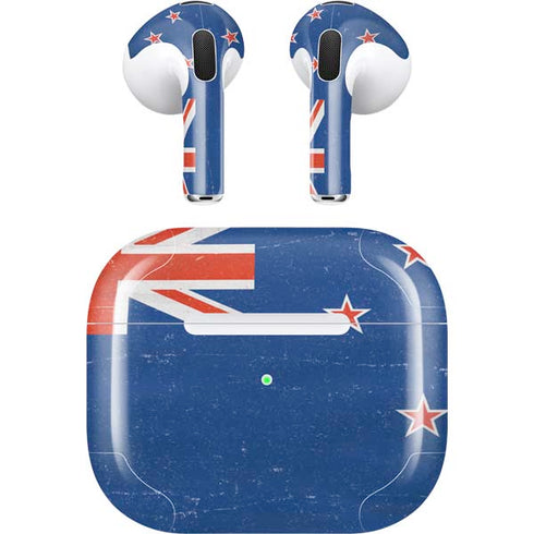 New Zealand Flag Distressed Apple AirPods (3rd Gen 2021) Skin