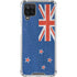 New Zealand Flag Distressed Galaxy A12 Clear Case