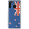 New Zealand Flag Distressed Galaxy A21 Clear Case