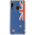 New Zealand Flag Distressed Galaxy A30 Clear Case