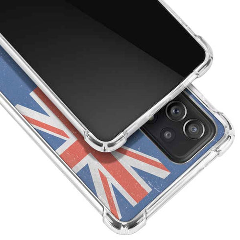 New Zealand Flag Distressed Galaxy A52 5G Clear Case