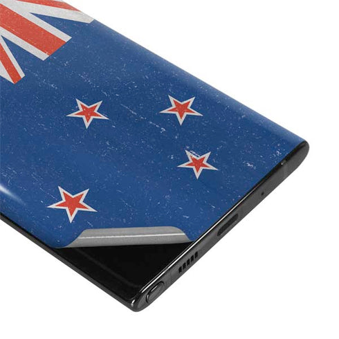 New Zealand Flag Distressed Galaxy Note 10 Skin