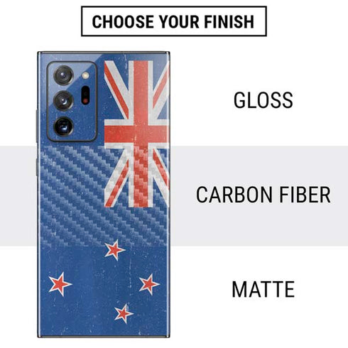 New Zealand Flag Distressed Galaxy Note20 Ultra 5G Skin
