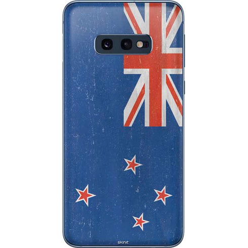 New Zealand Flag Distressed Galaxy S10e Skin