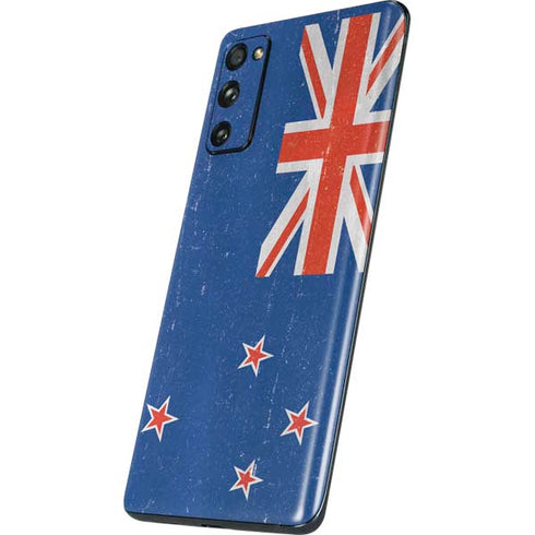 New Zealand Flag Distressed Galaxy S20 Fan Edition Skin