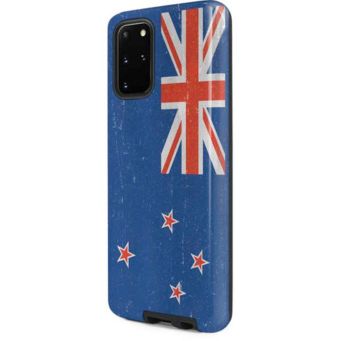 New Zealand Flag Distressed Galaxy S20 Plus Pro Case
