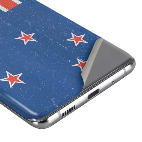 New Zealand Flag Distressed Galaxy S20 Plus Skin