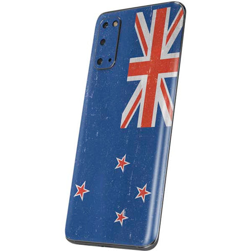 New Zealand Flag Distressed Galaxy S20 Skin