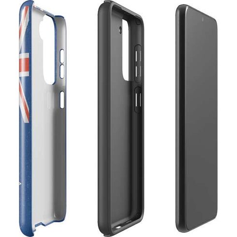 New Zealand Flag Distressed Galaxy S21 FE Pro Case