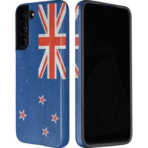 New Zealand Flag Distressed Galaxy S22 Plus Pro Case