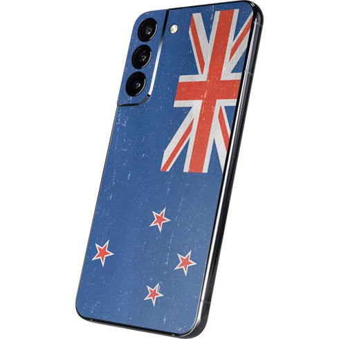 New Zealand Flag Distressed Galaxy S22 Plus Skin