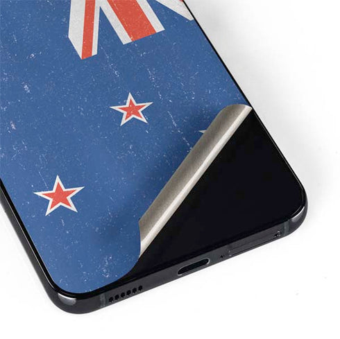 New Zealand Flag Distressed Galaxy S22 Plus Skin