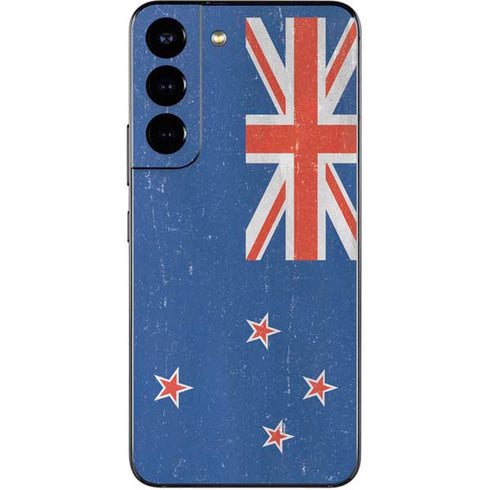 New Zealand Flag Distressed Galaxy S22 Skin