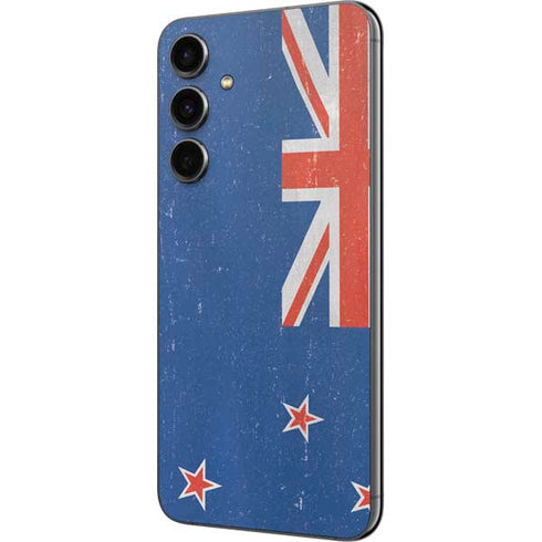 New Zealand Flag Distressed Galaxy S23 FE Skin