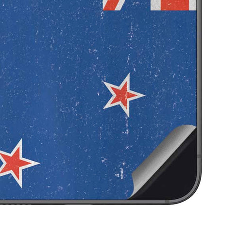 New Zealand Flag Distressed Galaxy S23 FE Skin