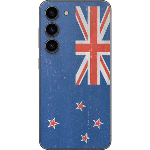 New Zealand Flag Distressed Galaxy S23 Skin