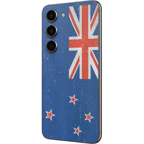 New Zealand Flag Distressed Galaxy S23 Skin