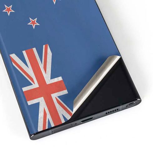 New Zealand Flag Distressed Galaxy S23 Ultra Skin