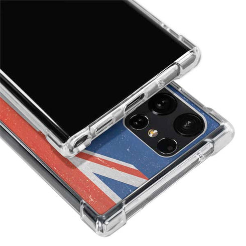 New Zealand Flag Distressed Galaxy S24 Ultra Clear Case