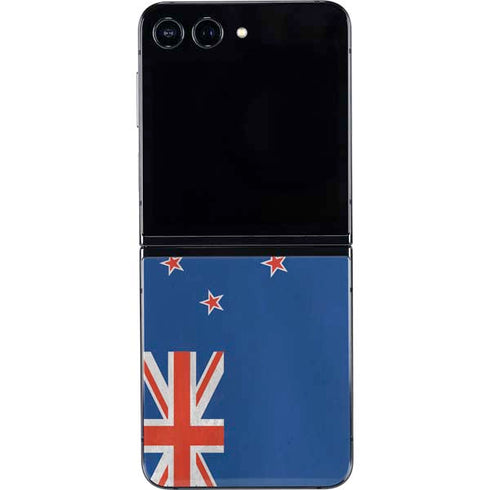 New Zealand Flag Distressed Galaxy Z Flip5 5G Skin