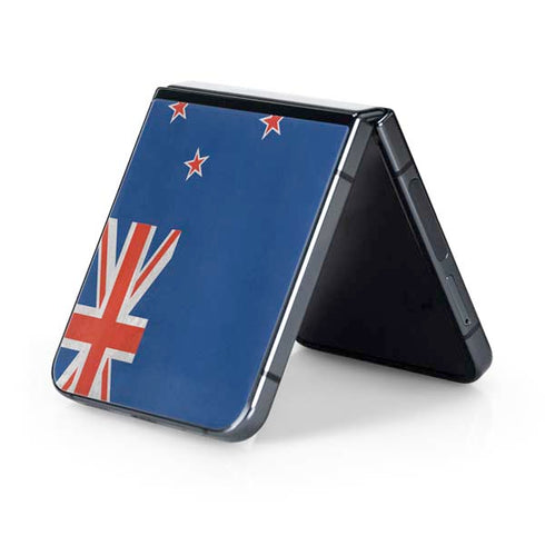 New Zealand Flag Distressed Galaxy Z Flip5 5G Skin