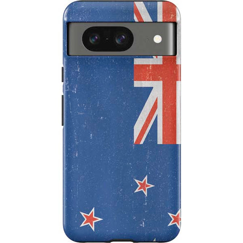 New Zealand Flag Distressed Google Pixel 8 Impact Case