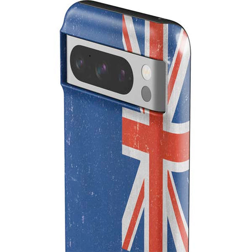 New Zealand Flag Distressed Google Pixel 8 Pro Impact Case