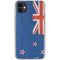 New Zealand Flag Distressed iPhone 11 Clear Case