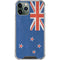 New Zealand Flag Distressed iPhone 11 Pro Max Clear Case
