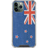 New Zealand Flag Distressed iPhone 11 Pro Max Clear Case