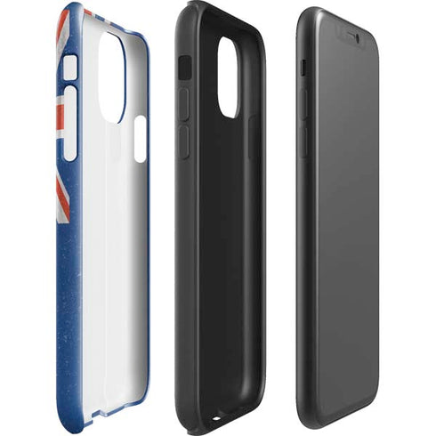 New Zealand Flag Distressed iPhone 11 Pro Max Impact Case