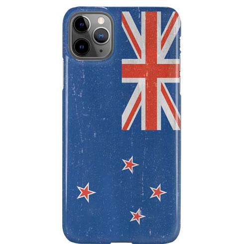 New Zealand Flag Distressed iPhone 11 Pro Max Lite Case