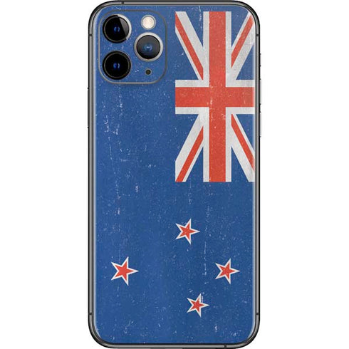 New Zealand Flag Distressed iPhone 11 Pro Skin