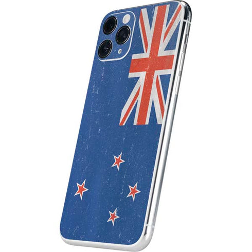 New Zealand Flag Distressed iPhone 11 Pro Skin