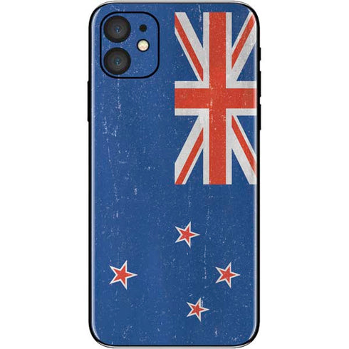 New Zealand Flag Distressed iPhone 11 Skin
