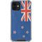 New Zealand Flag Distressed iPhone 12 Clear Case