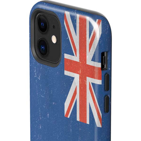 New Zealand Flag Distressed iPhone 12 Impact Case