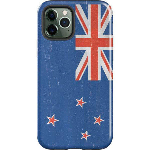 New Zealand Flag Distressed iPhone 12 Pro Max Impact Case