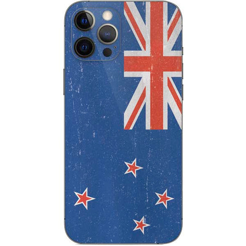 New Zealand Flag Distressed iPhone 12 Pro Max Skin