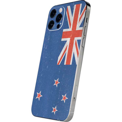 New Zealand Flag Distressed iPhone 12 Pro Max Skin