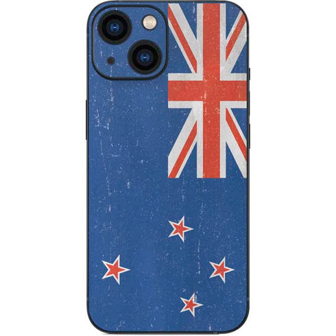 New Zealand Flag Distressed iPhone 13 Mini Skin