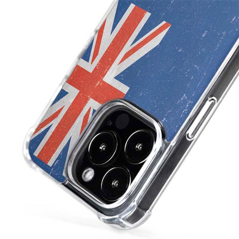 New Zealand Flag Distressed iPhone 13 Pro MagSafe Case