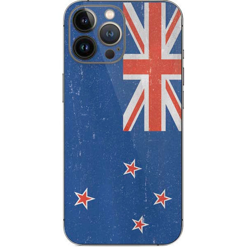 New Zealand Flag Distressed iPhone 13 Pro Max Skin