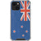 New Zealand Flag Distressed iPhone 14 Plus Clear Case