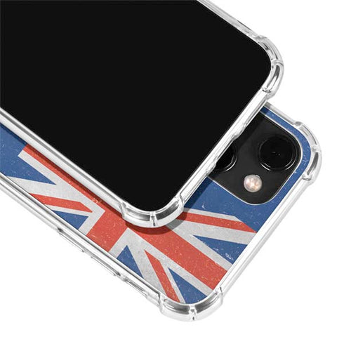 New Zealand Flag Distressed iPhone 15 Plus Clear Case