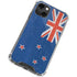New Zealand Flag Distressed iPhone 14 Plus Clear Case